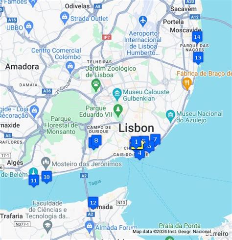 lissabon maps google